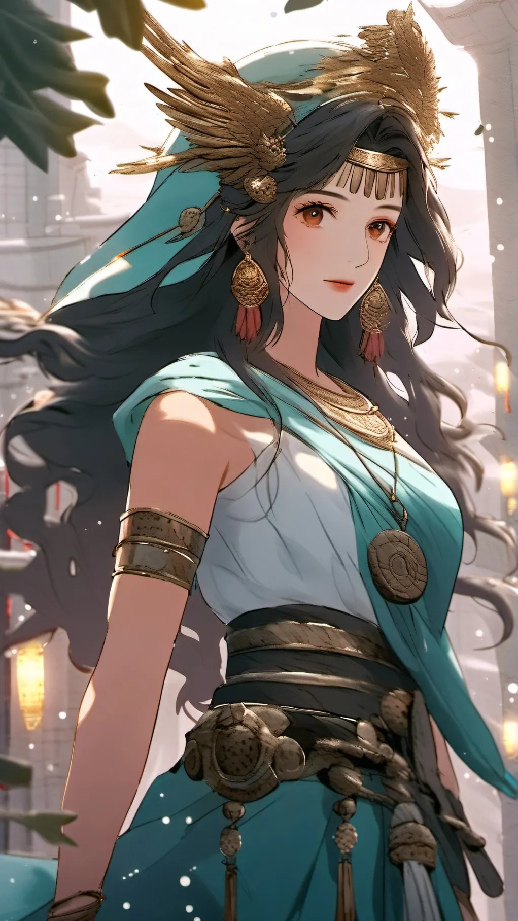 ai character: Athena background