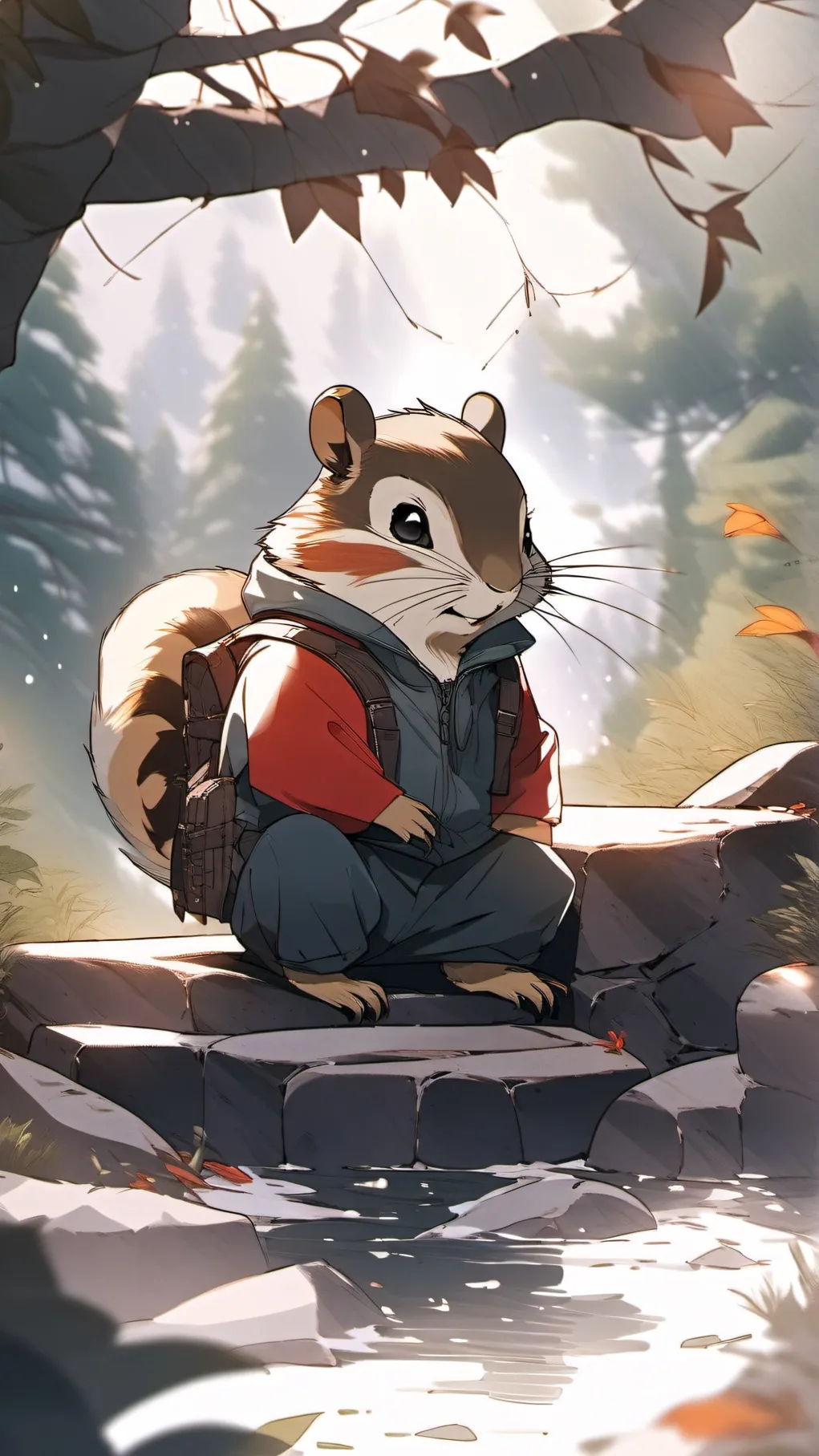 ai character: Alvin Chipmunks background