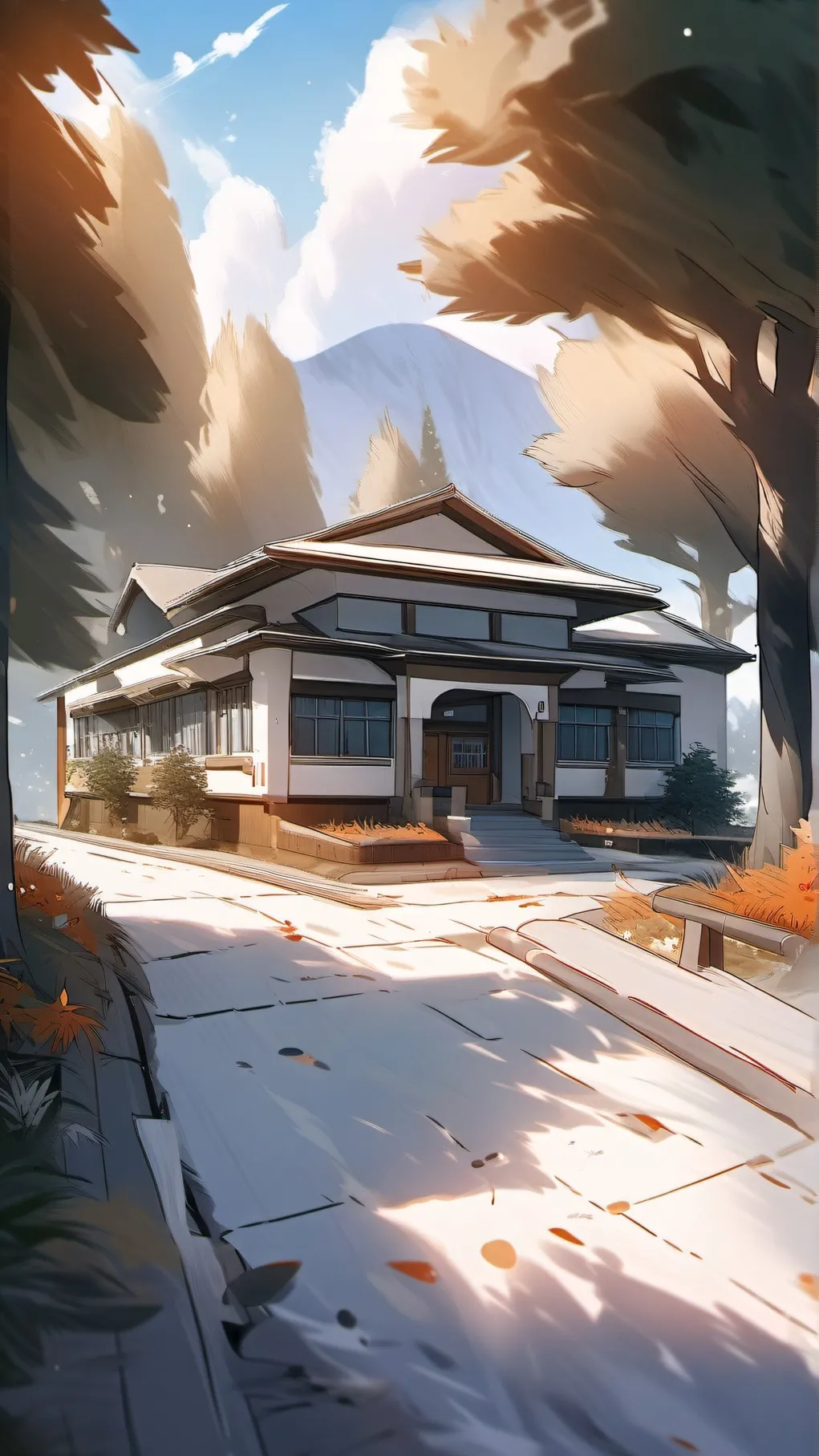 ai character: School-Szkoła background