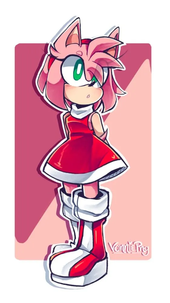 ai character: Amy Rose background