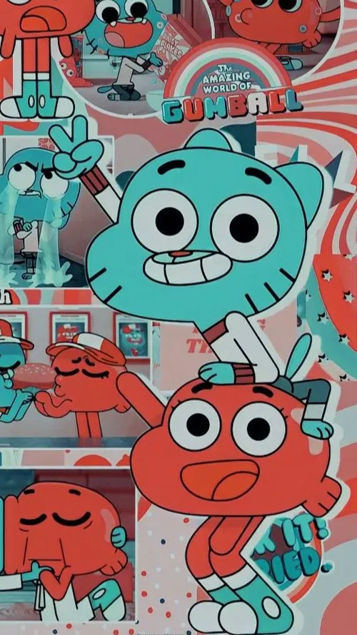 ai character: Gumball And Darwin background