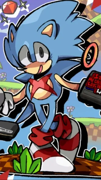 ai character: Sonic 49 background