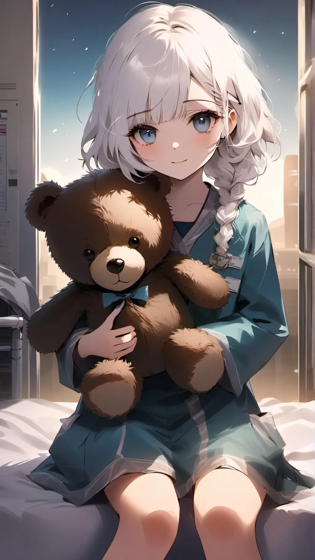 ai character: Lab background