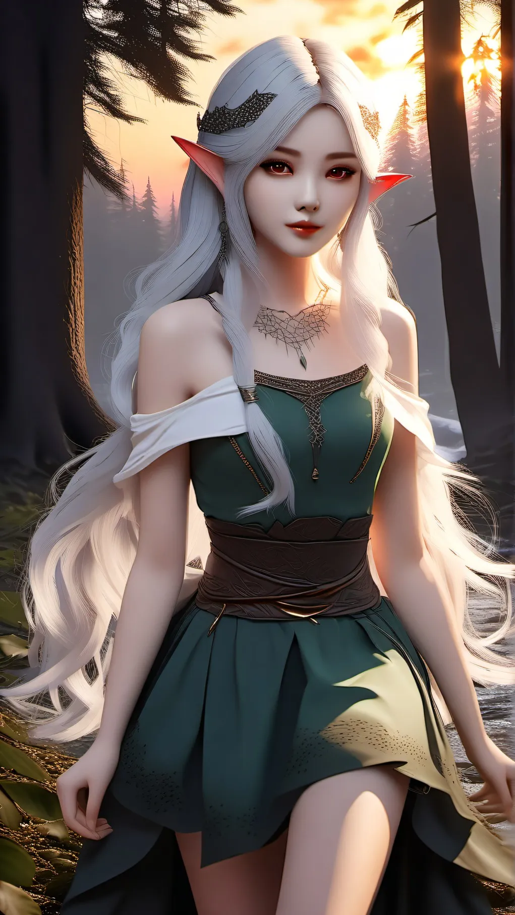 ai character: luna background