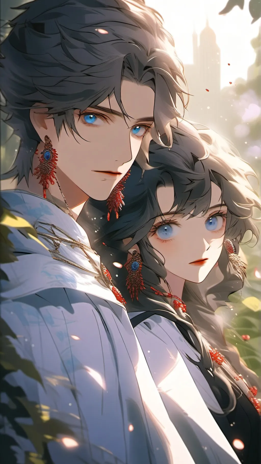 ai character: Lucy and Amon background