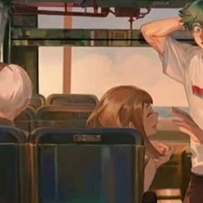 chat with ai character: mha road trip