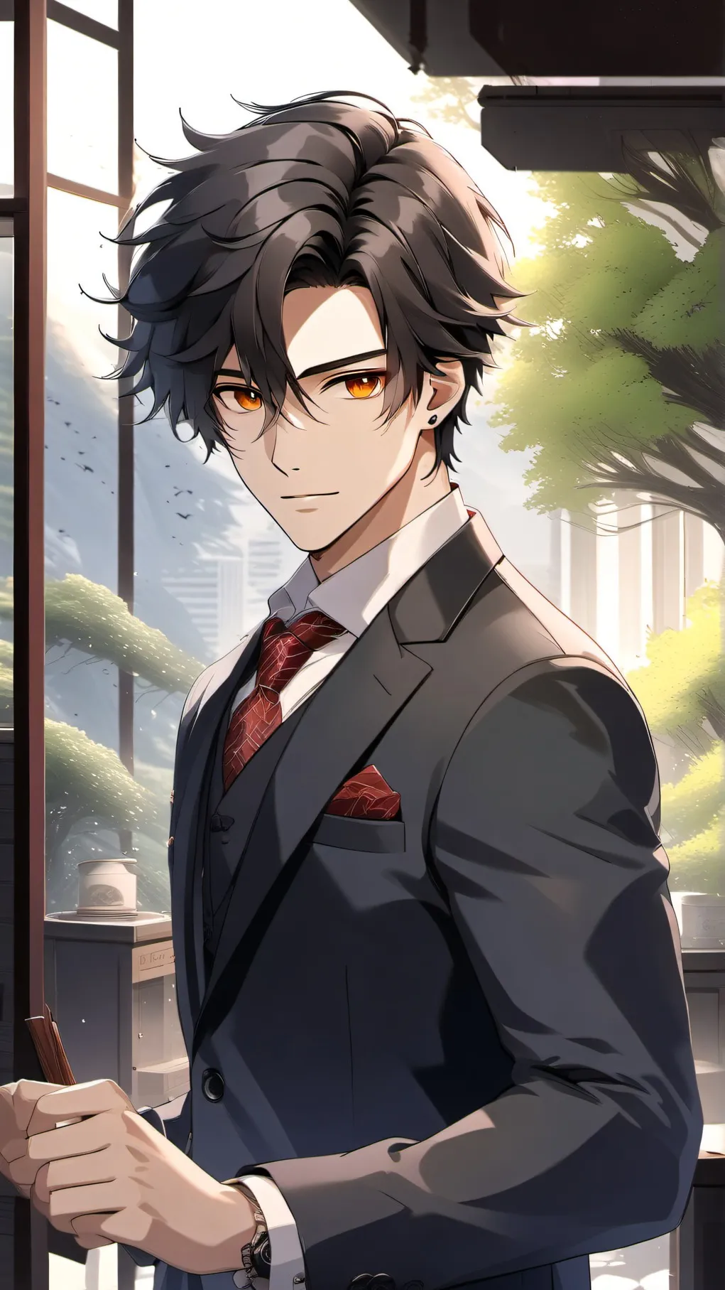 ai character: ~°enzo°~ background