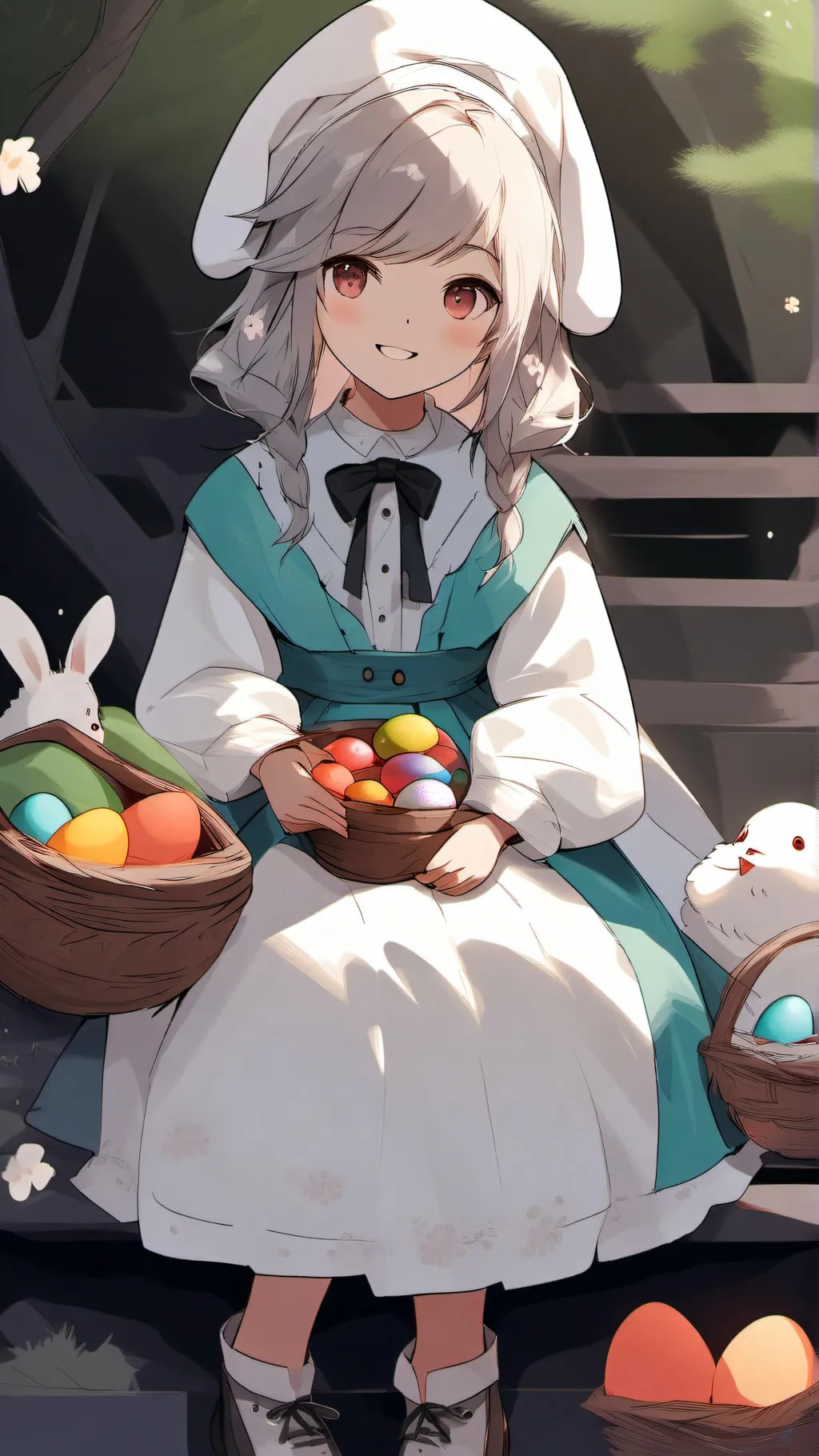ai character: Easter Toons! background