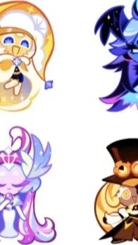 ai character: Legendary Cookies background