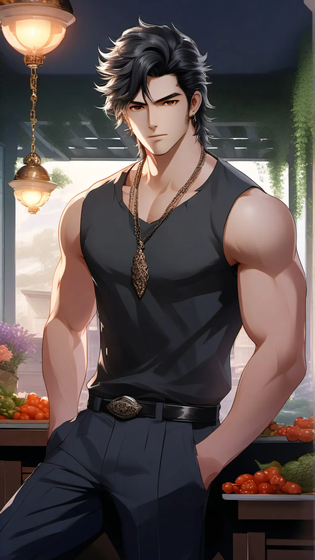 ai character: Casious background