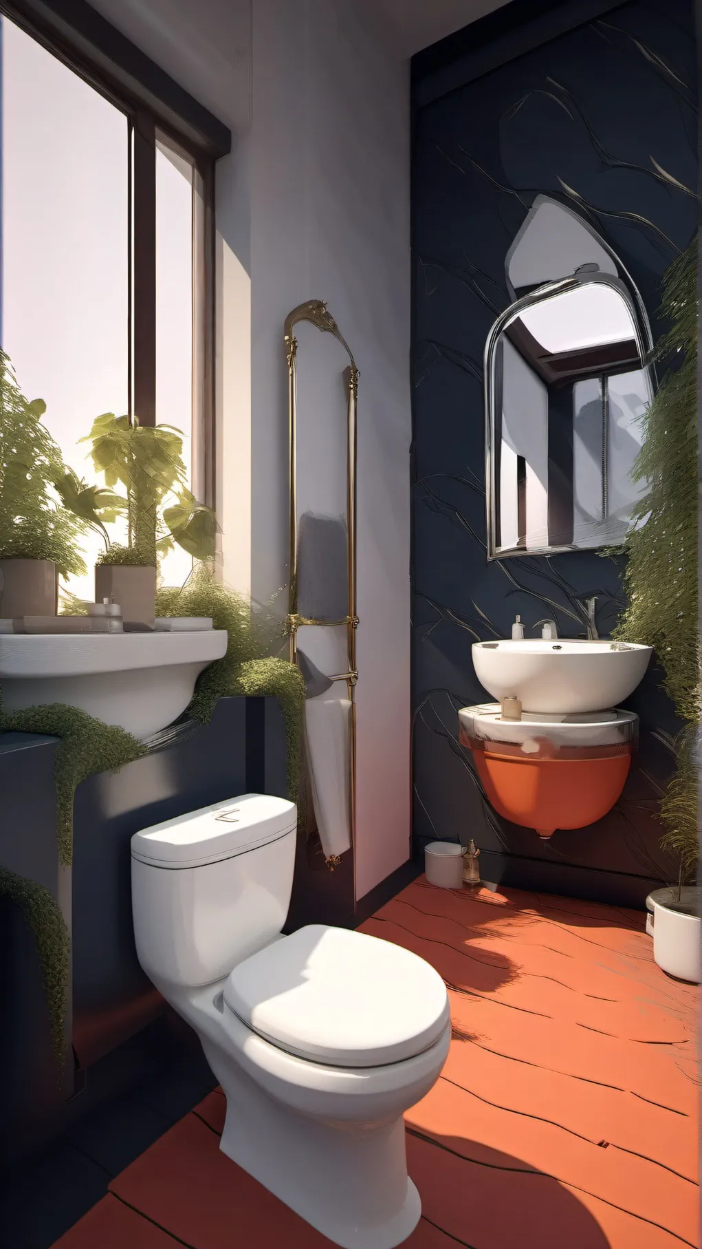 ai character: Skibidi Toilet background