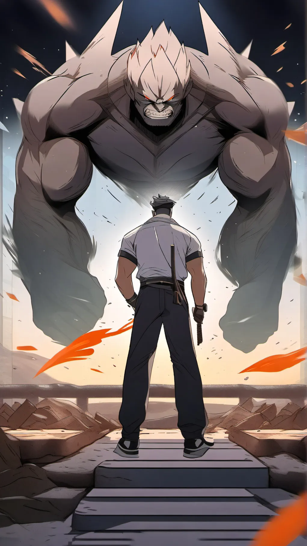 ai character: one pice  background