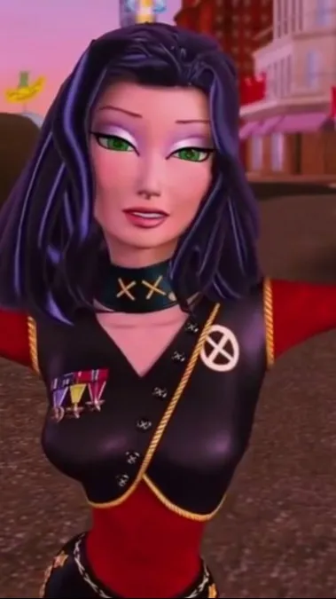 ai character: Lady x background