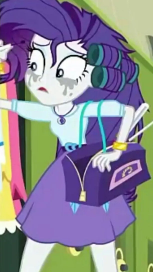 ai character: Rarity background