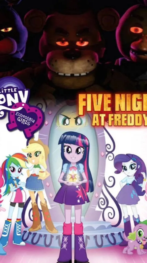 ai character: Mlp eg FNAF background