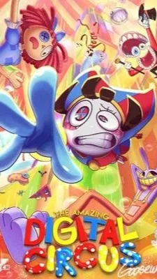 ai character: The Digital circus background
