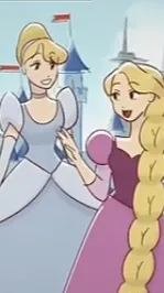 ai character: disney princess background