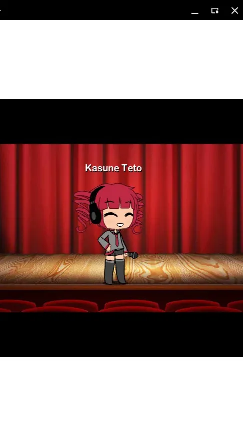 ai character: Teto! background