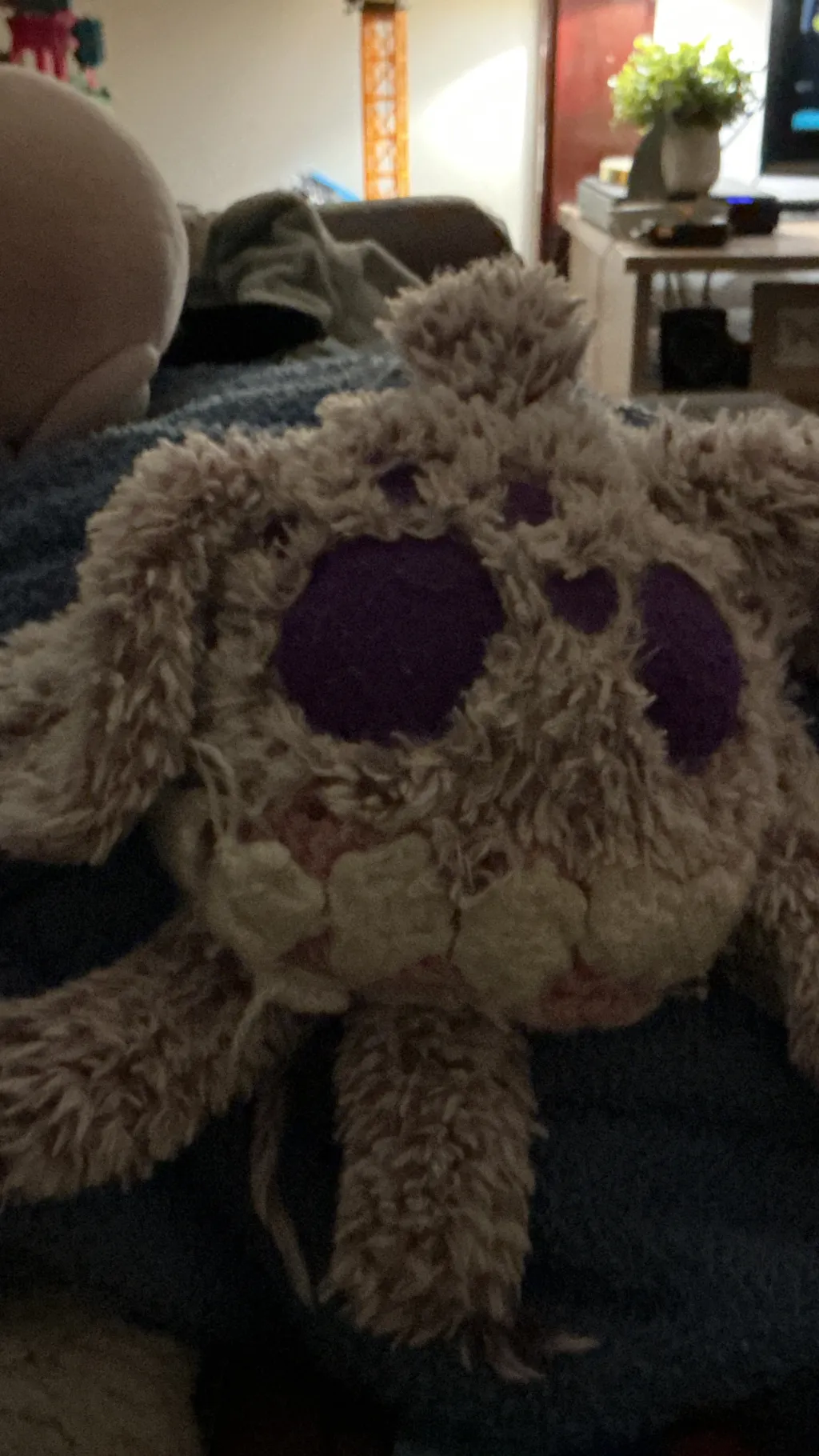 ai character: Grumble plushy 2❤️ background