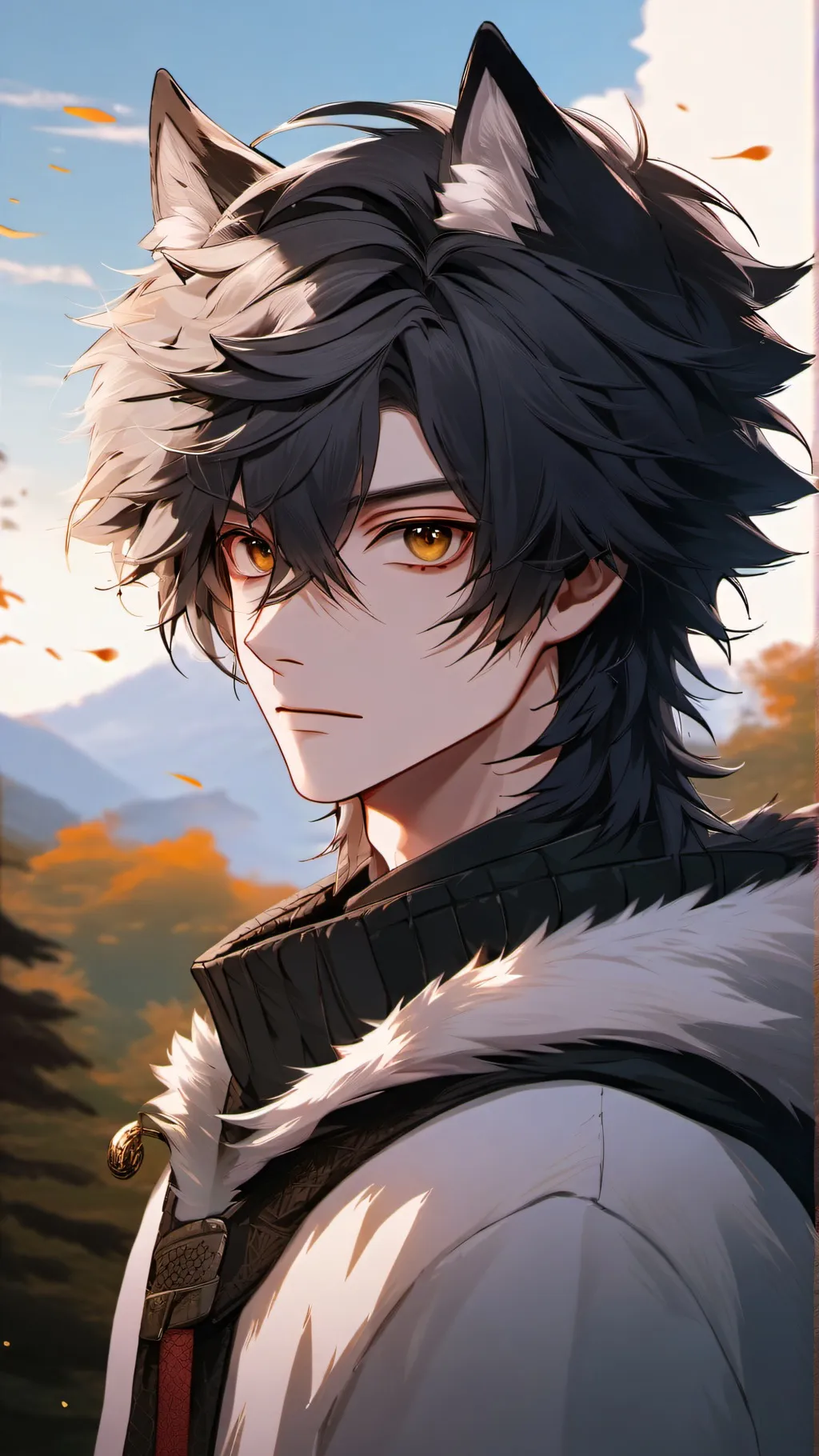 ai character: Kaito  background