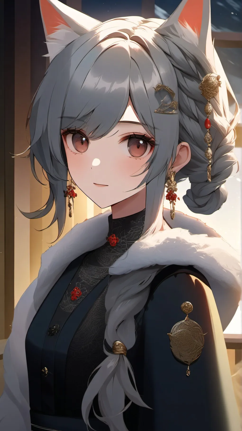 ai character: gray sprunki background