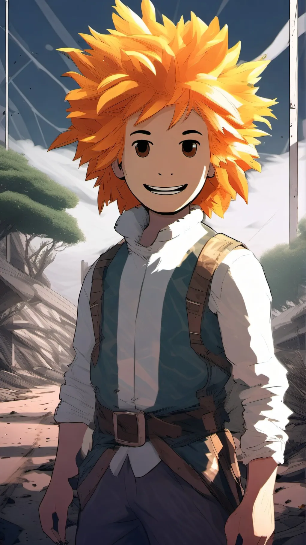 ai character: mr sun background