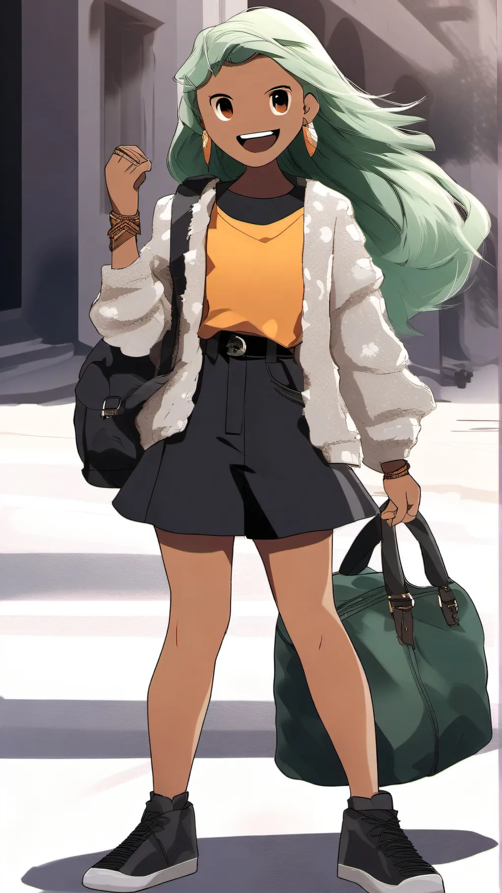 ai character: mr tree background