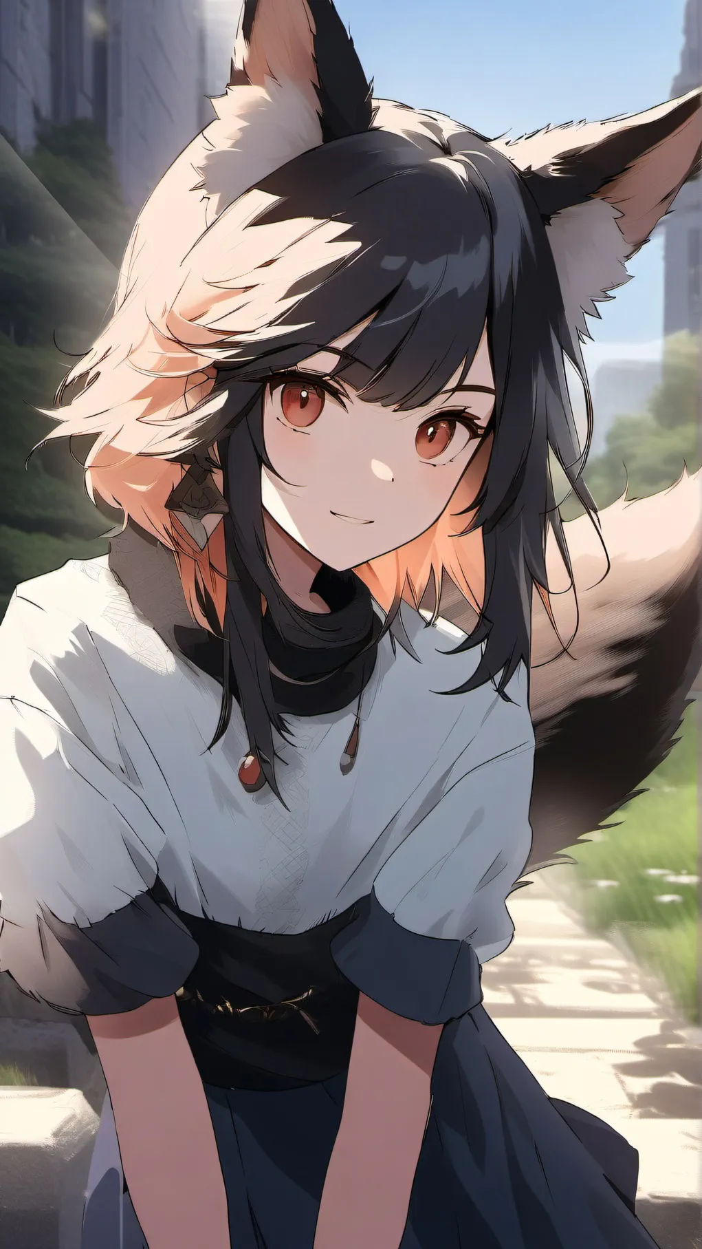 ai character: Tukira (Fox girl) background