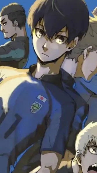 ai character: BlueLock background