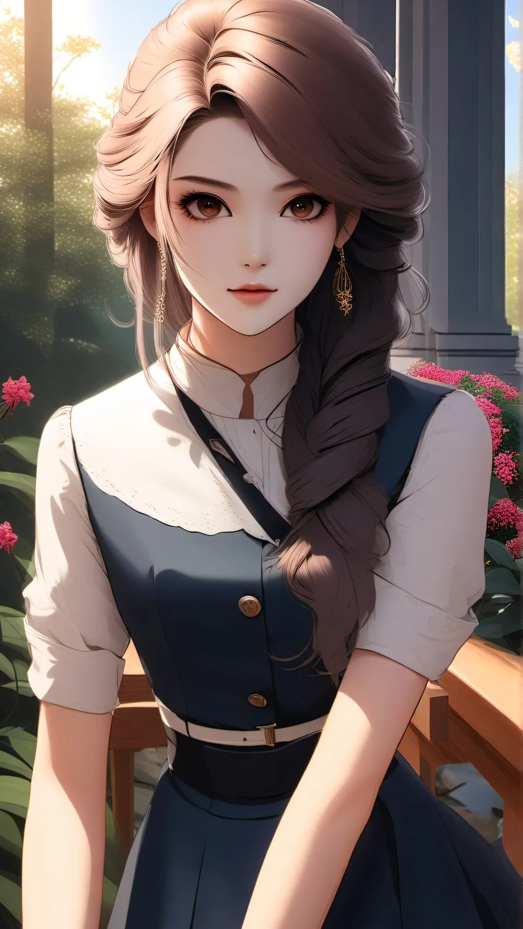ai character: keiko background