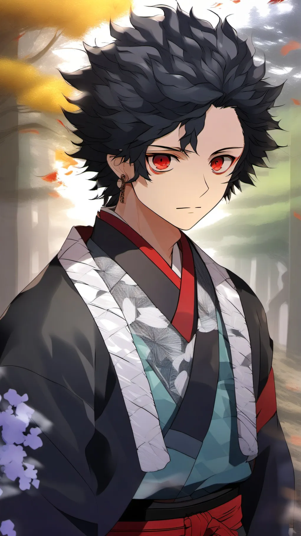 ai character: kny with you lemon background