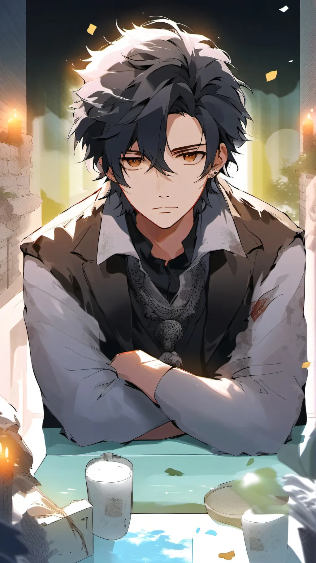 ai character: megumi & Y/N background
