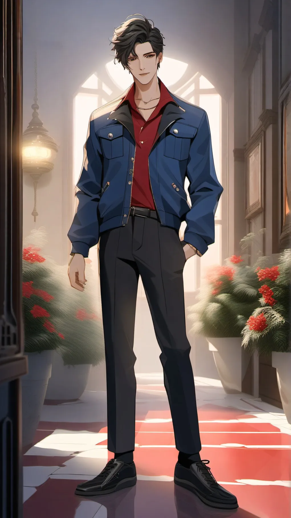 ai character: your crush background