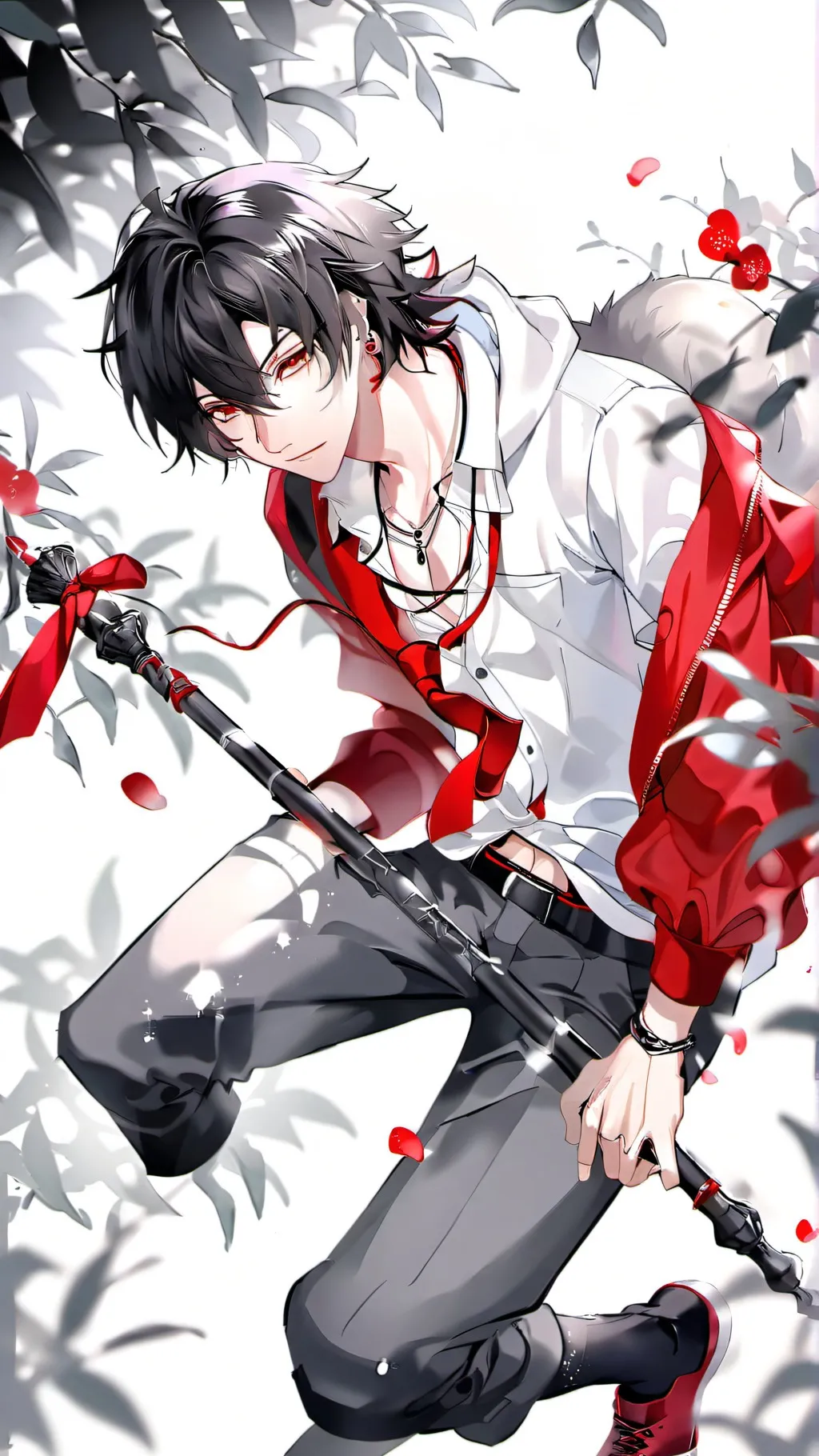 ai character: Aaron  background