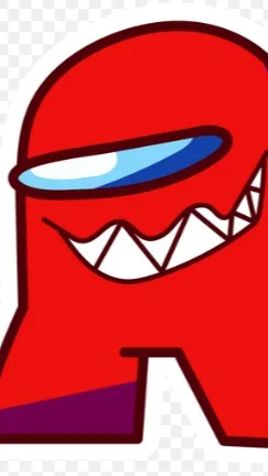 ai character: Red Imposter background
