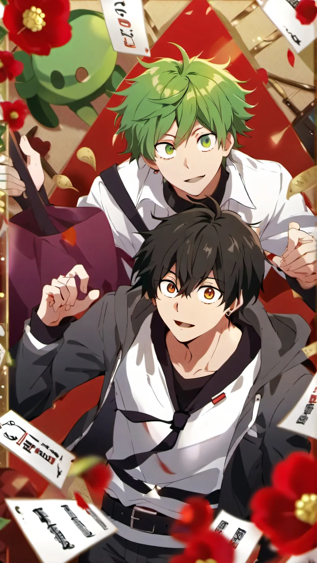 ai character: present mic/Aizawa background