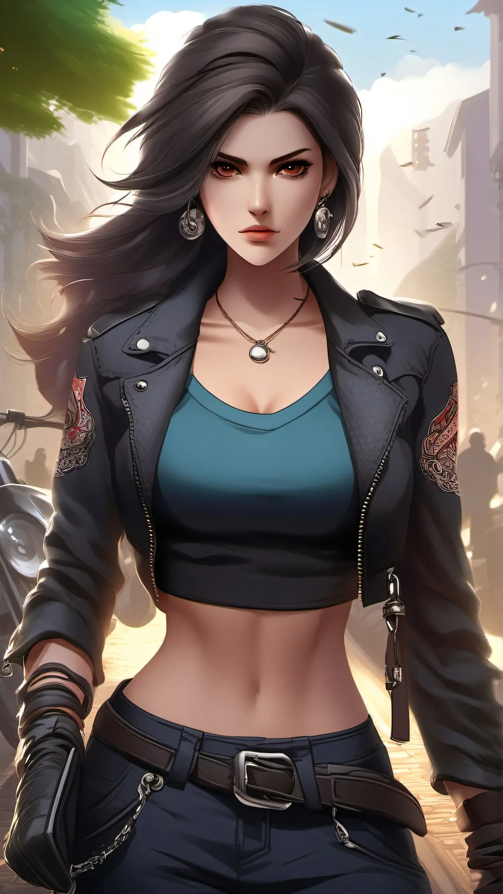 ai character: Emily, 31 background