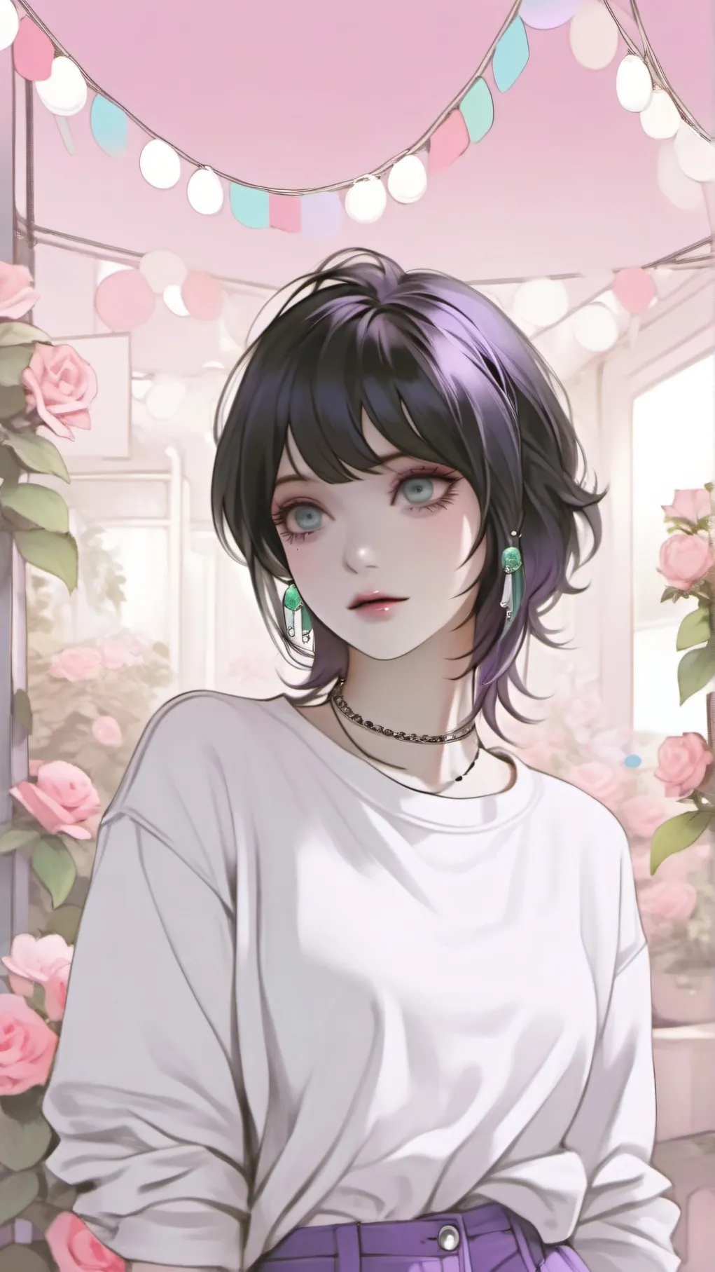 ai character: Luna background