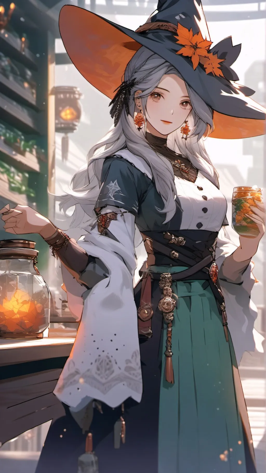 ai character: Witch background