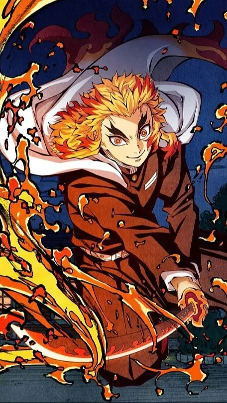 ai character: Rengoku  background