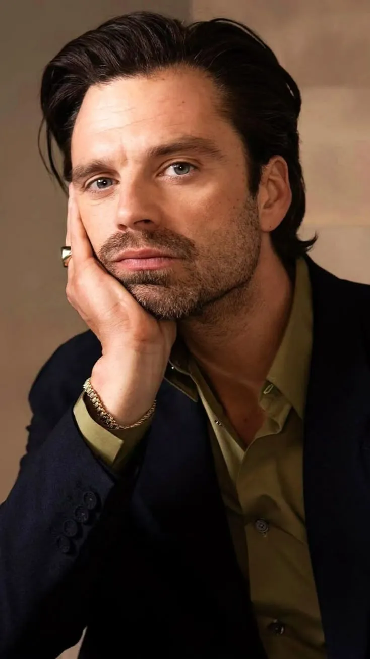ai character: Sebastian Stan background