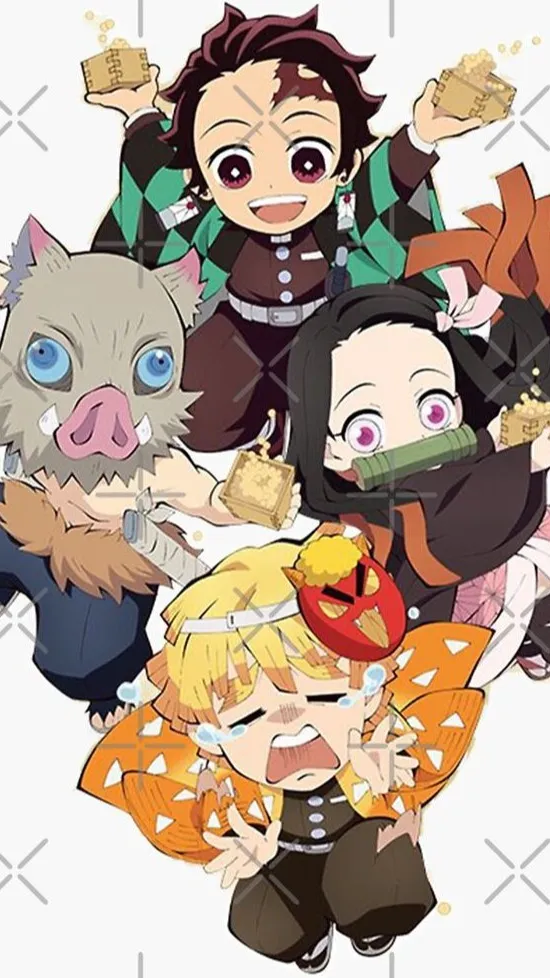 ai character: Jumanji+KNY!! background