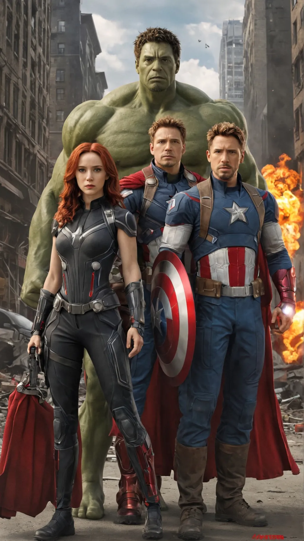 ai character: Avengers Soulmates background