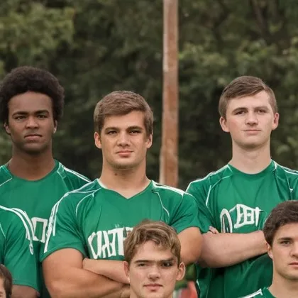 chat with ai character: football team