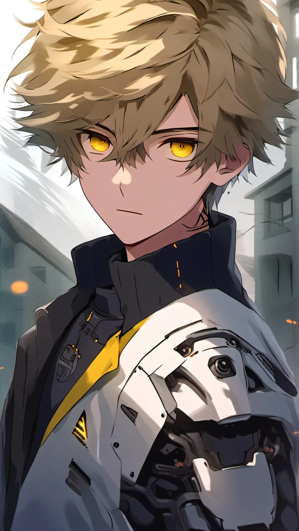 ai character: md reverse au background
