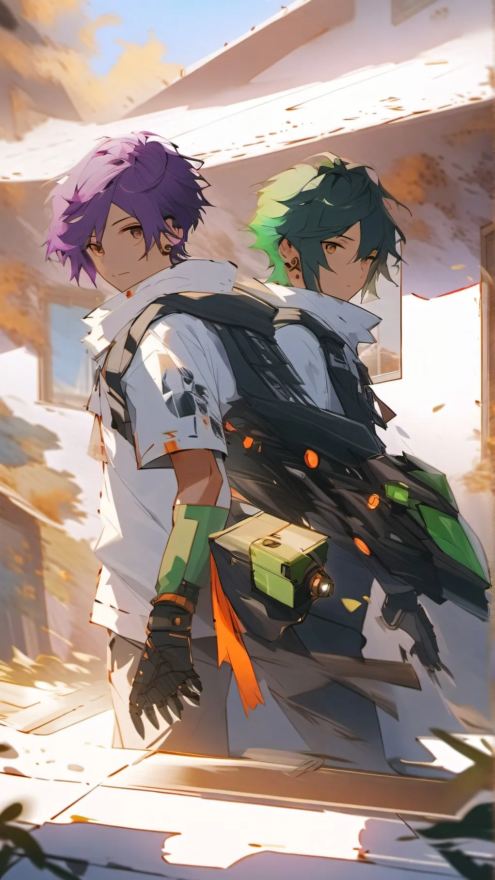 ai character: md swap past au background