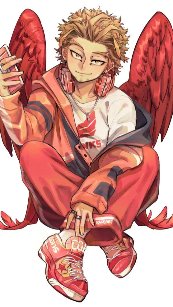 ai character: hawks x sick y/n  background