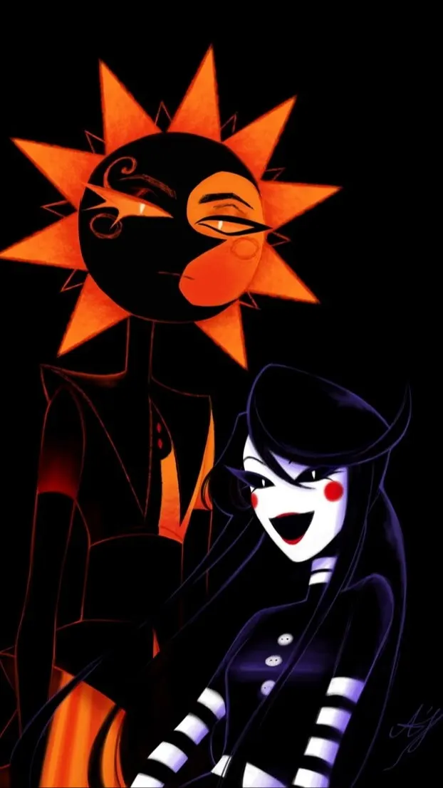 ai character: Eclipse and Puppet background