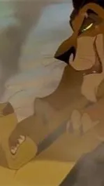ai character: Scar and Mufasa background