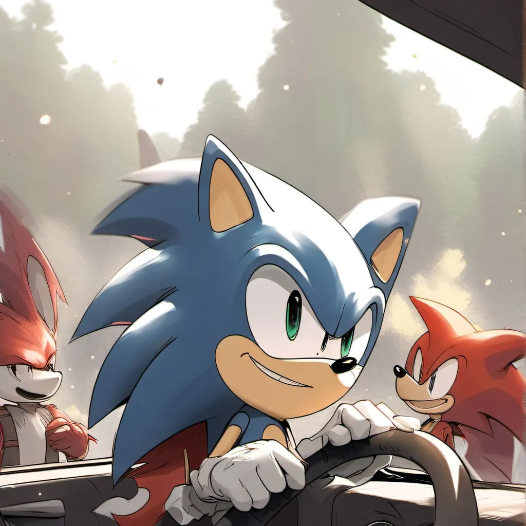 chat with ai character: Sonic road trip!